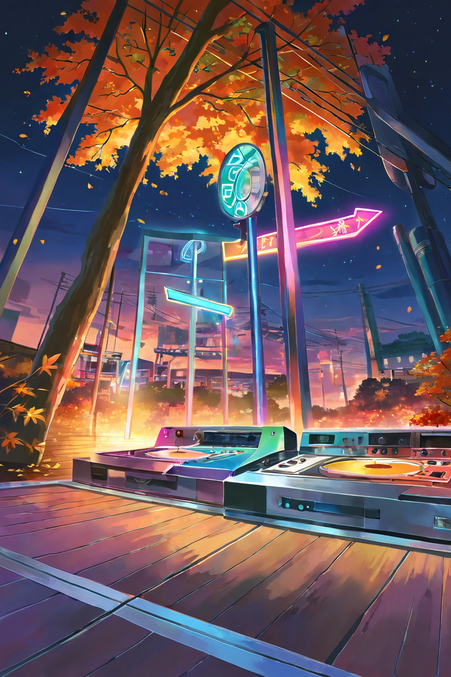 Vinyl Record Shop lofi wallpaper