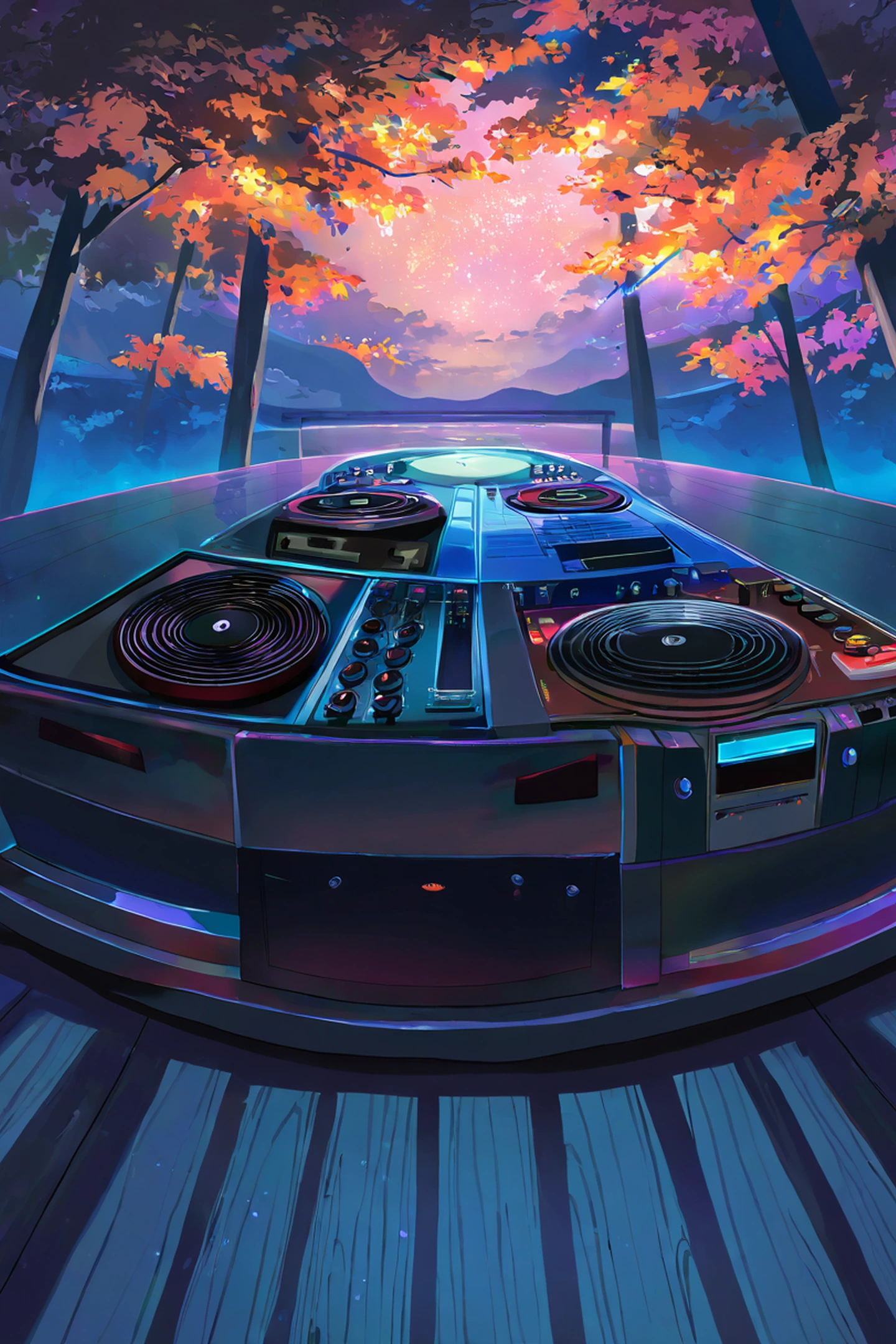 Vinyl Record Shop lofi wallpaper