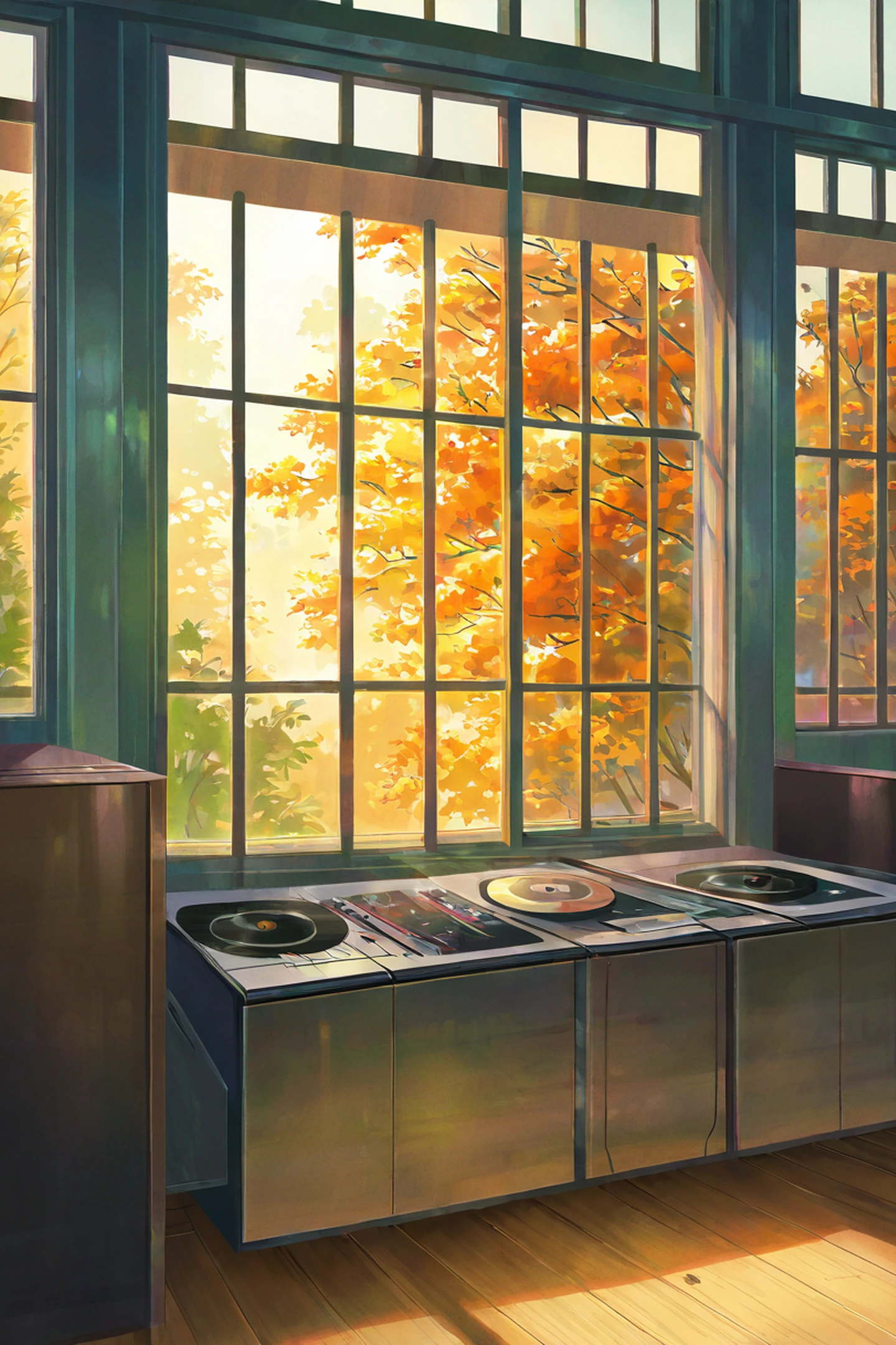 Vinyl Record Shop lofi wallpaper