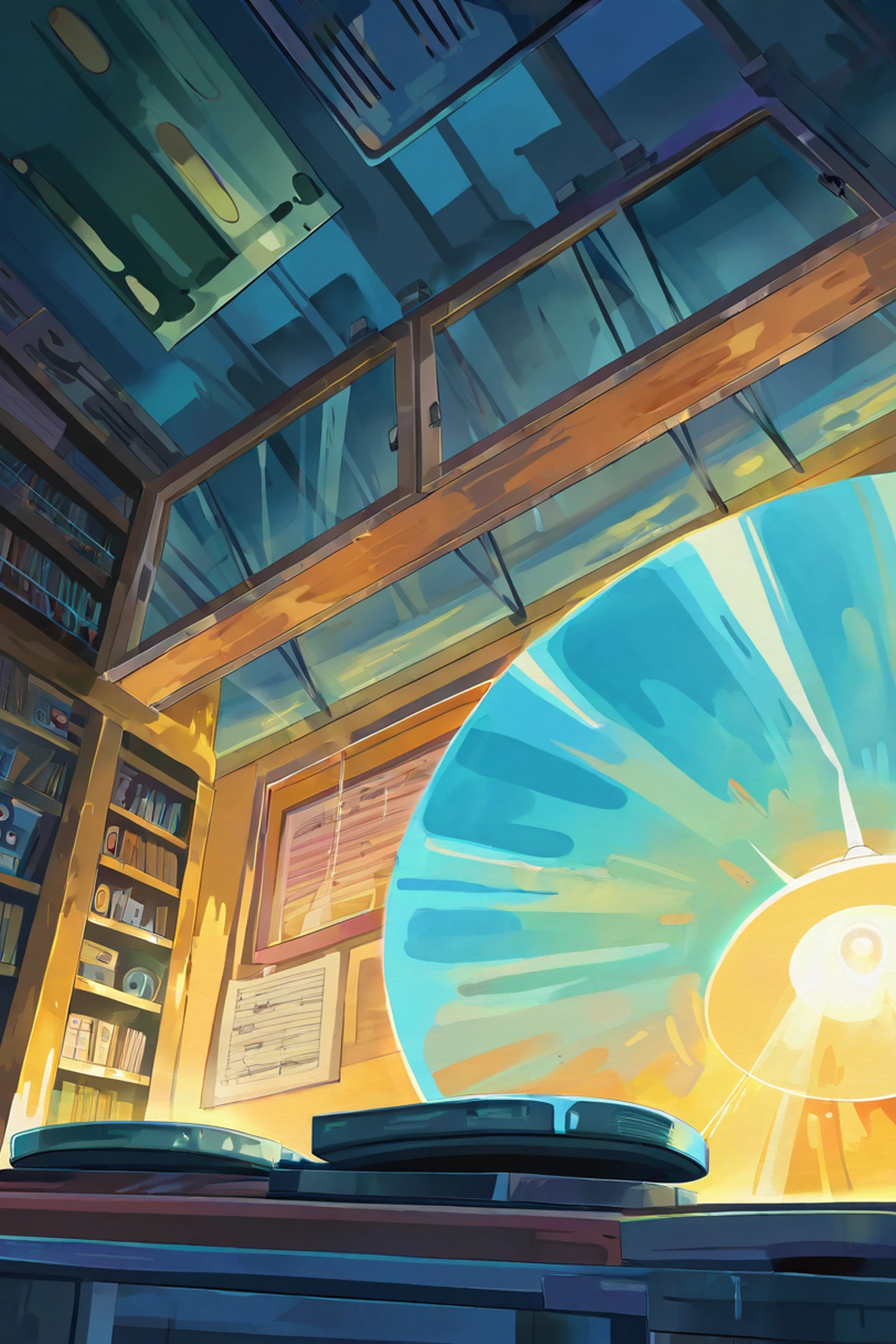 Vinyl Record Shop lofi wallpaper