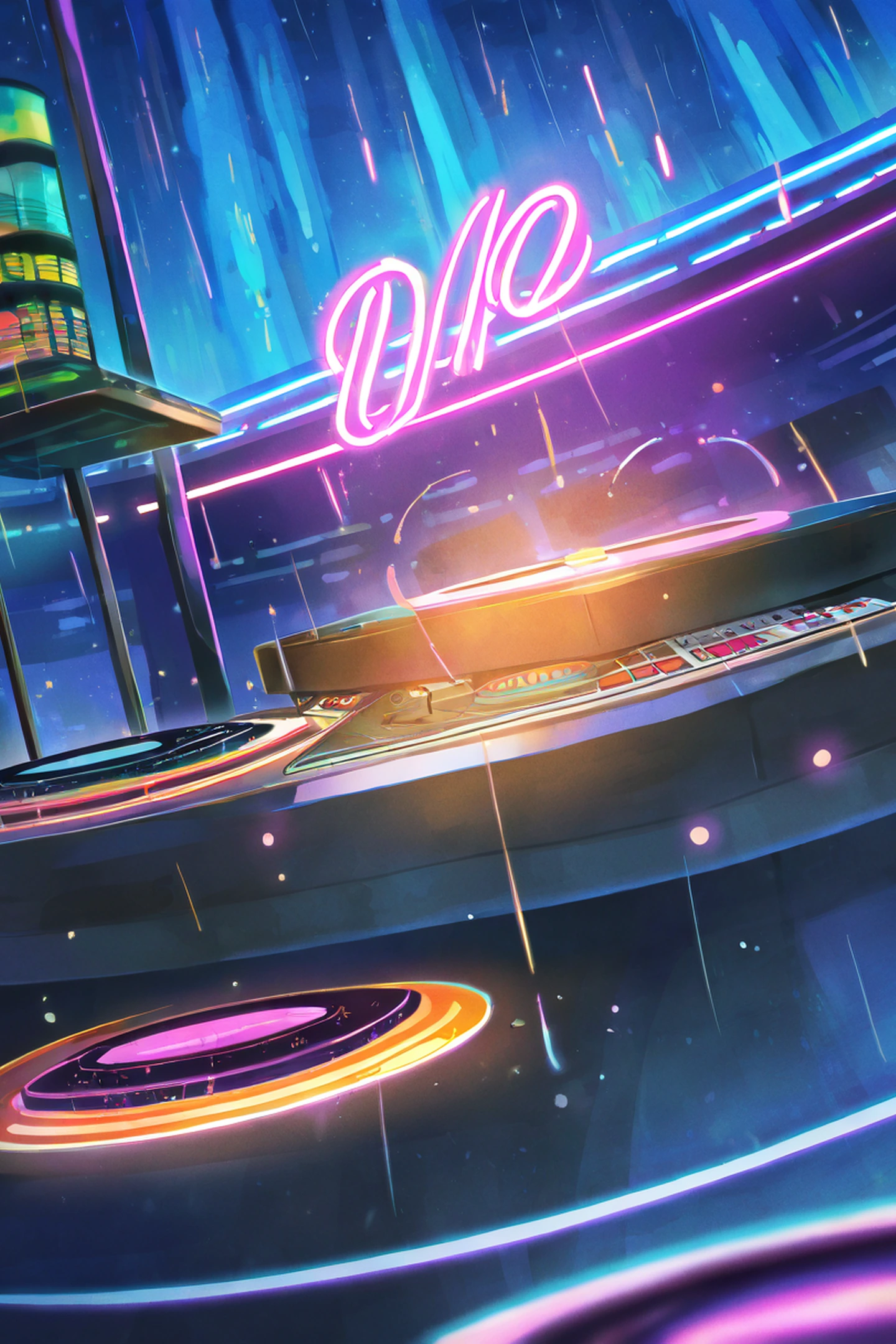 Vinyl Record Shop lofi wallpaper