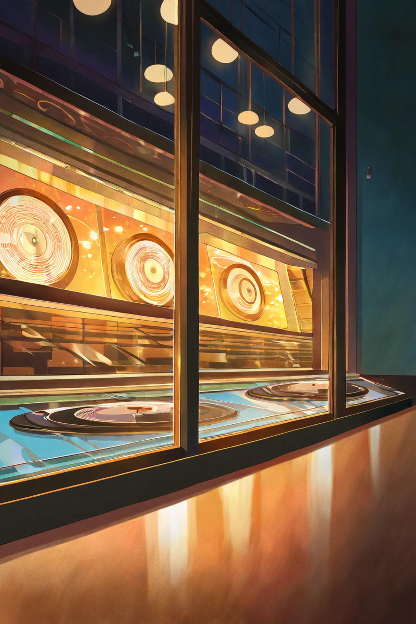 Vinyl Record Shop lofi wallpaper