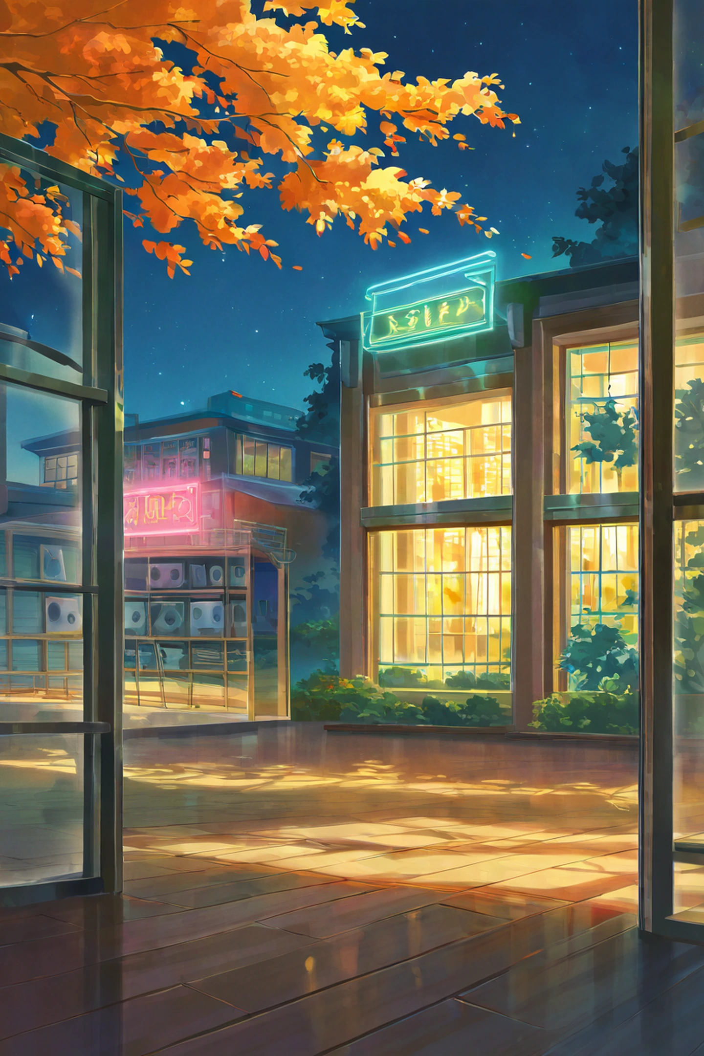 Vinyl Record Shop lofi wallpaper