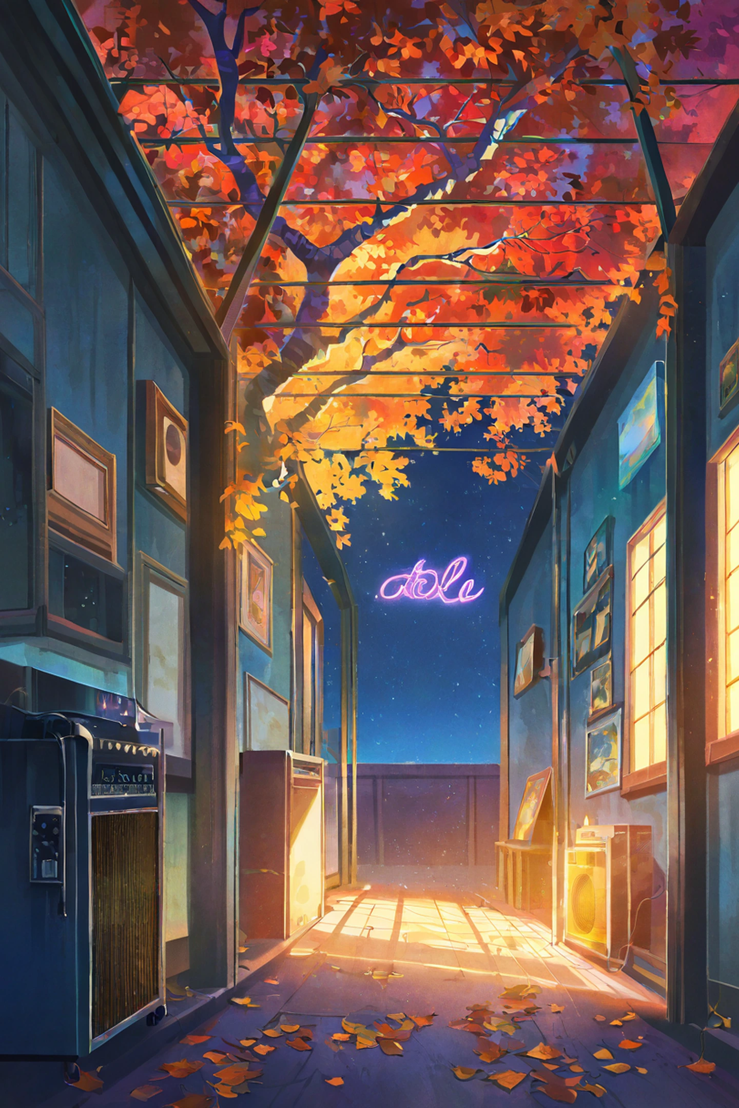 Vinyl Record Shop lofi wallpaper