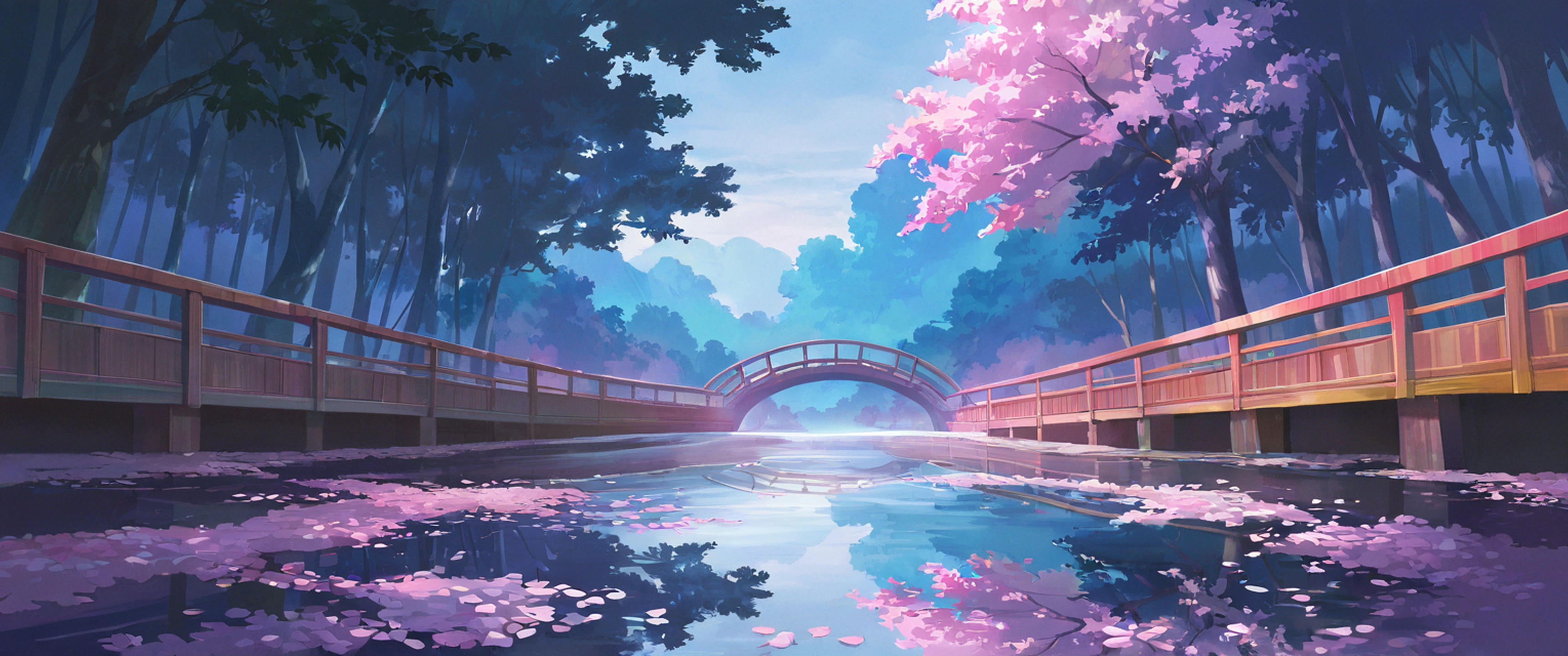 Cherry Blossom Path Cherry Blossom Path 0055558131 lofi anime wallpaper free download