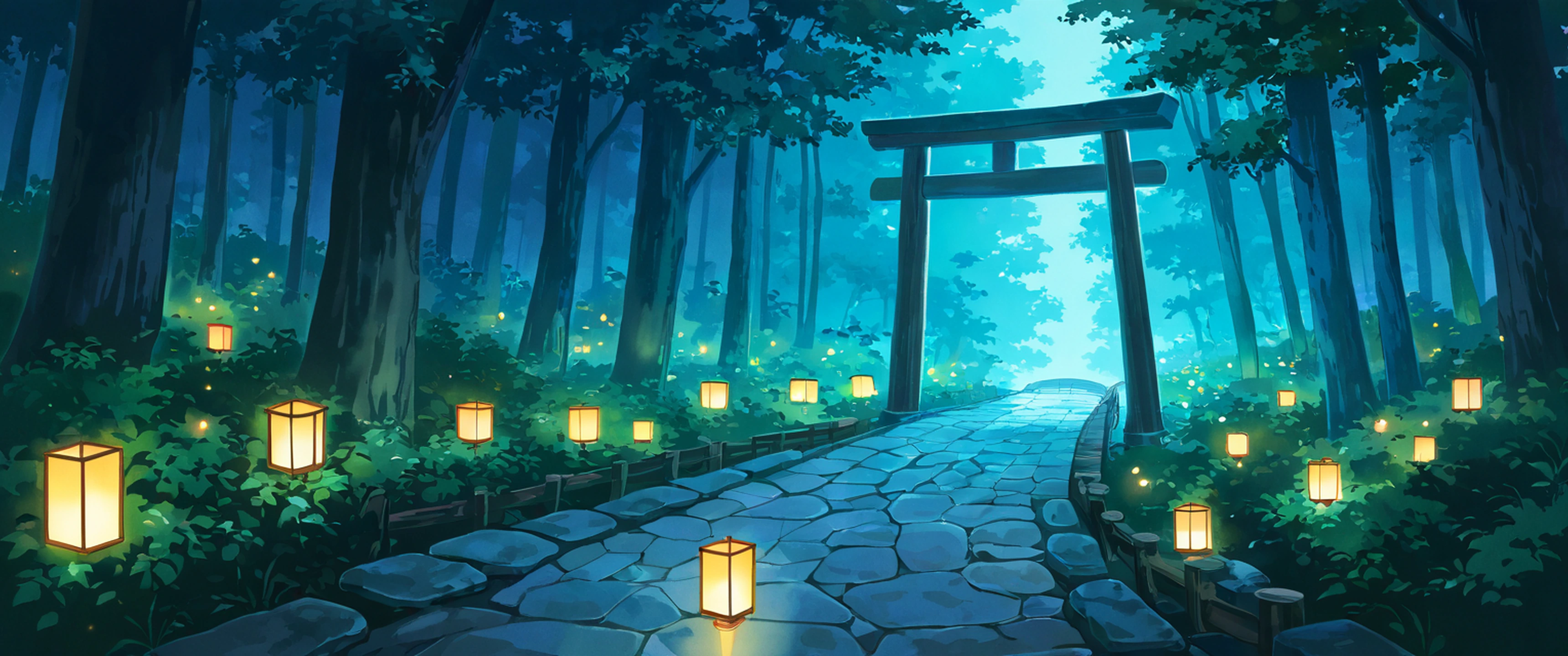 Cherry Blossom Path lofi wallpaper