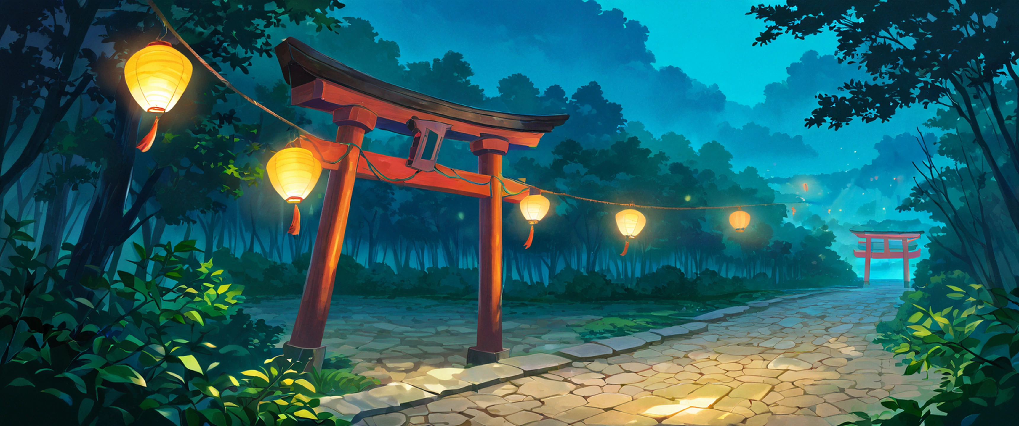 cherry blossom path lofi wallpaper