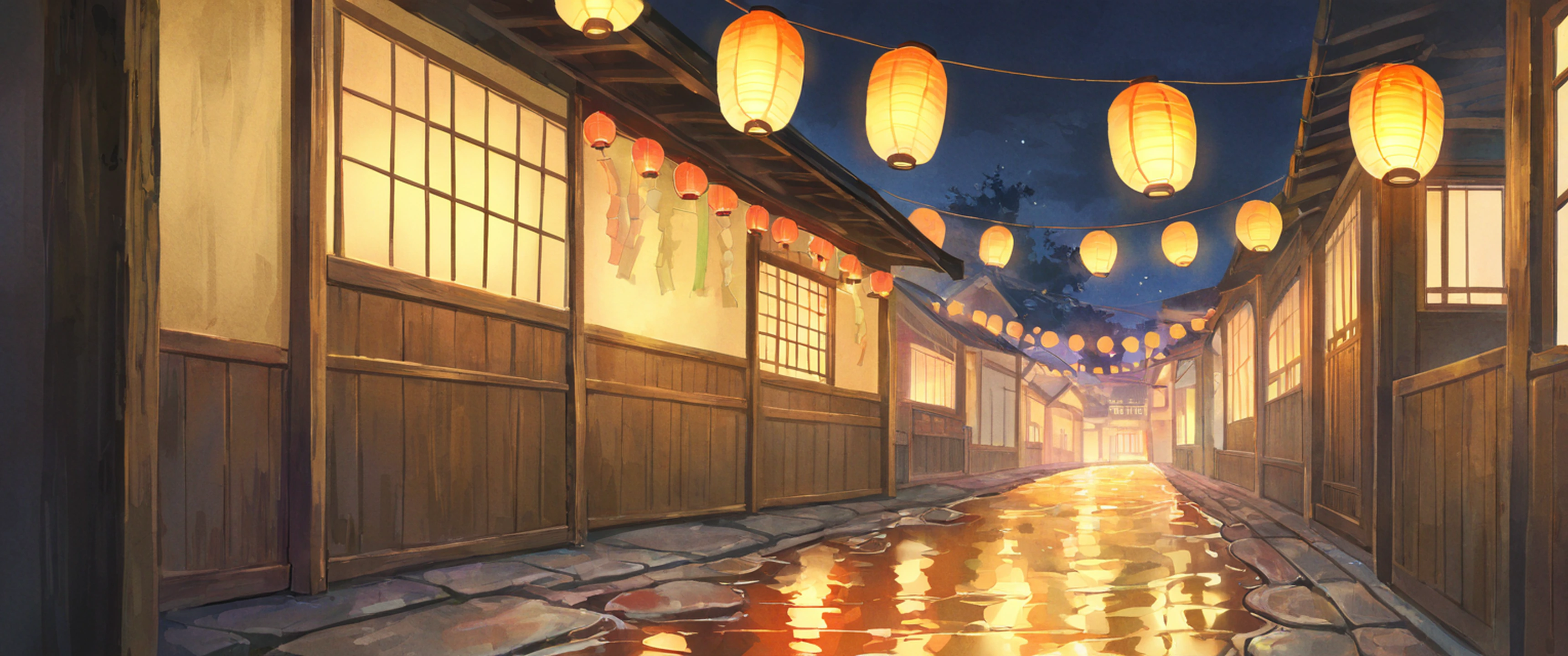 Lantern Festival Night lofi wallpaper