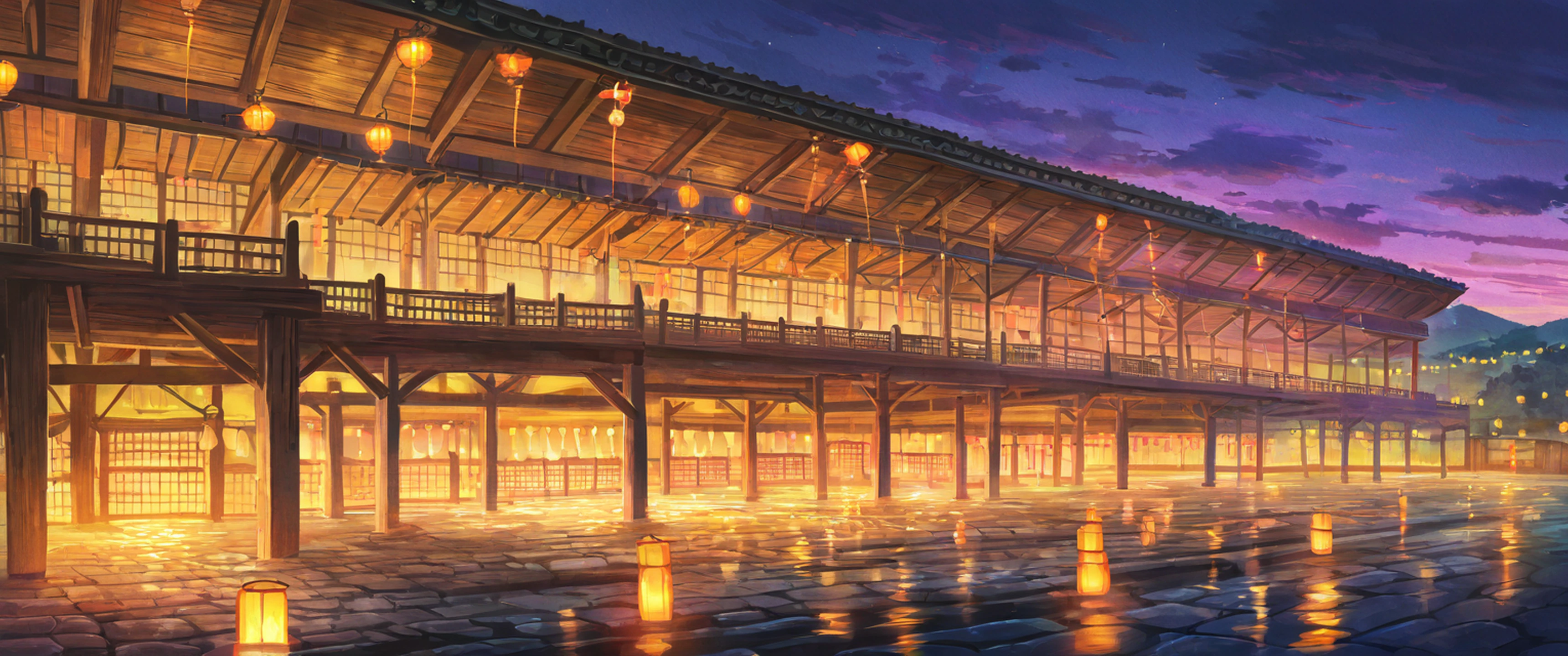 Lantern Festival Night lofi wallpaper