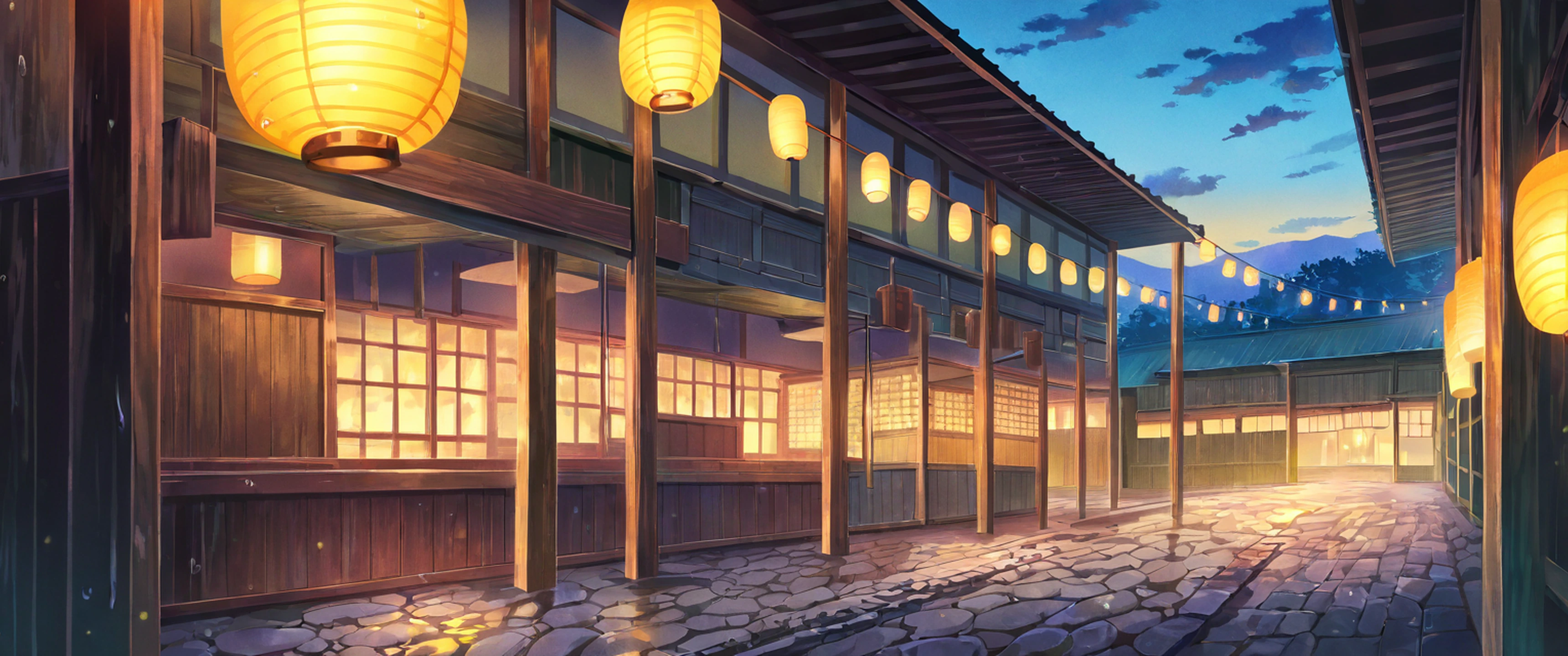 Lantern Festival Night lofi wallpaper