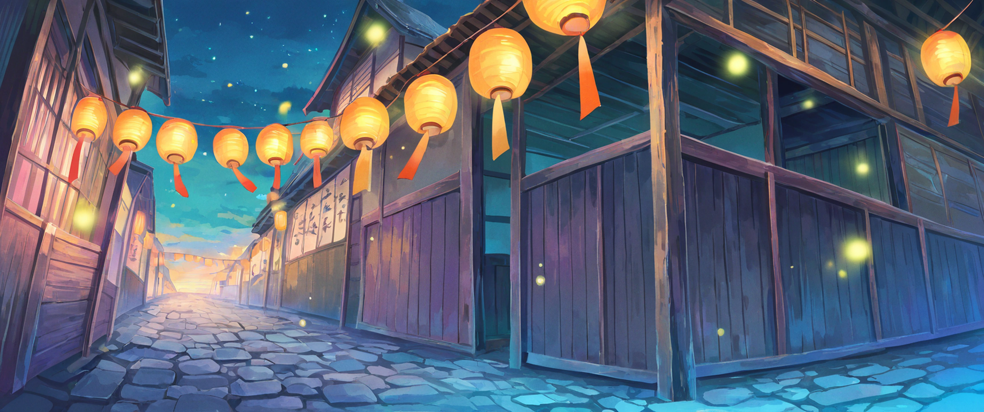 Lantern Festival Night lofi wallpaper