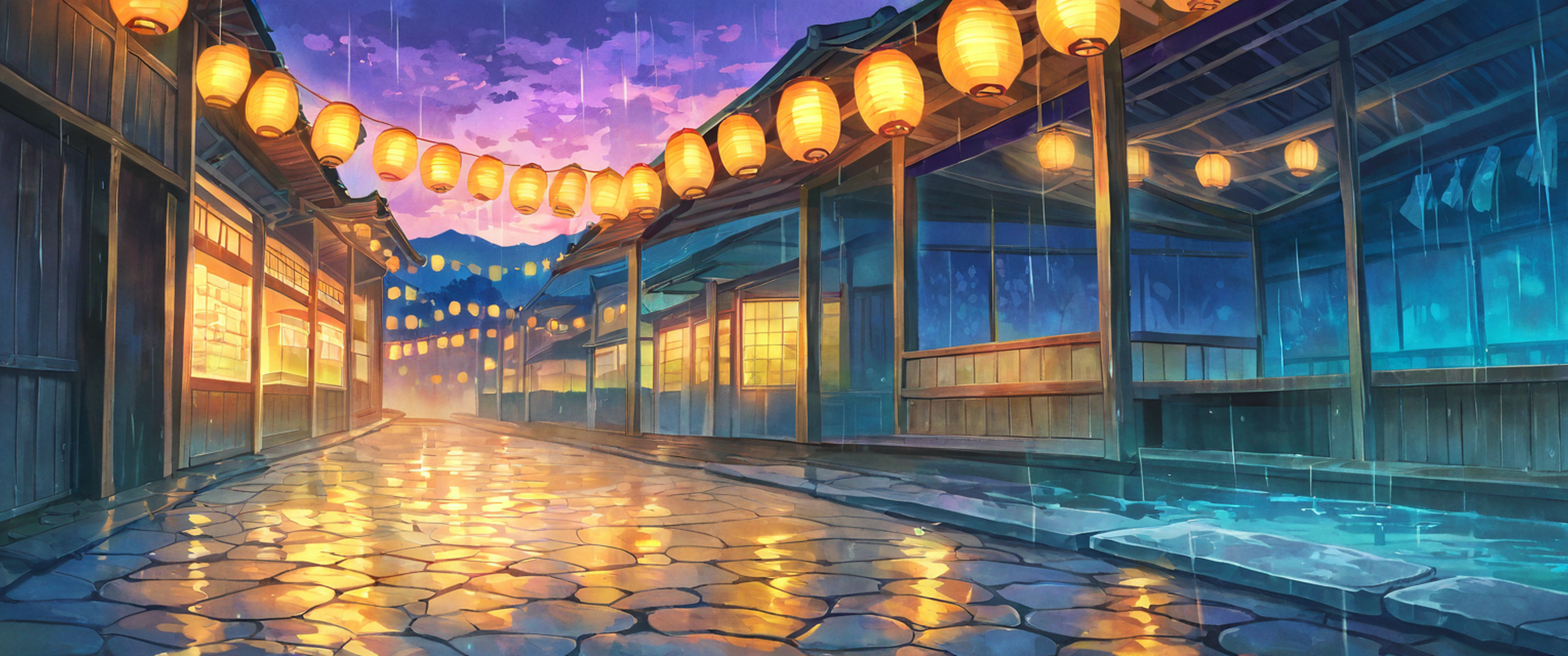 Lantern Festival Night lofi wallpaper