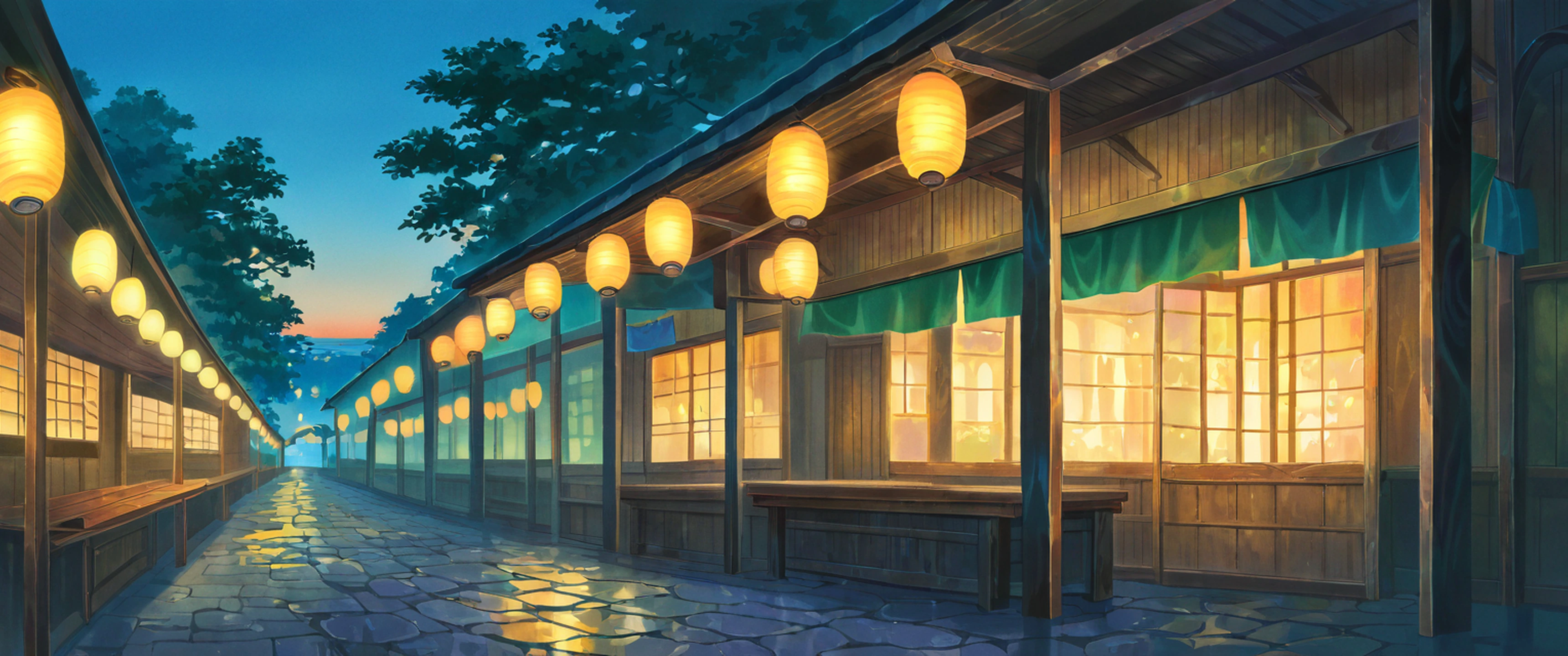 Lantern Festival Night lofi wallpaper