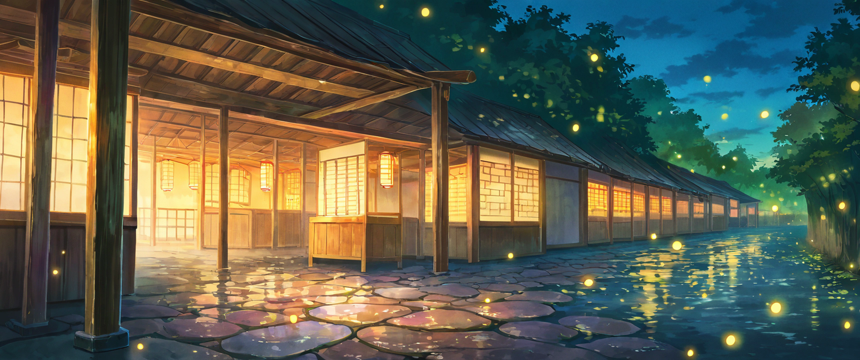 Lantern Festival Night lofi wallpaper