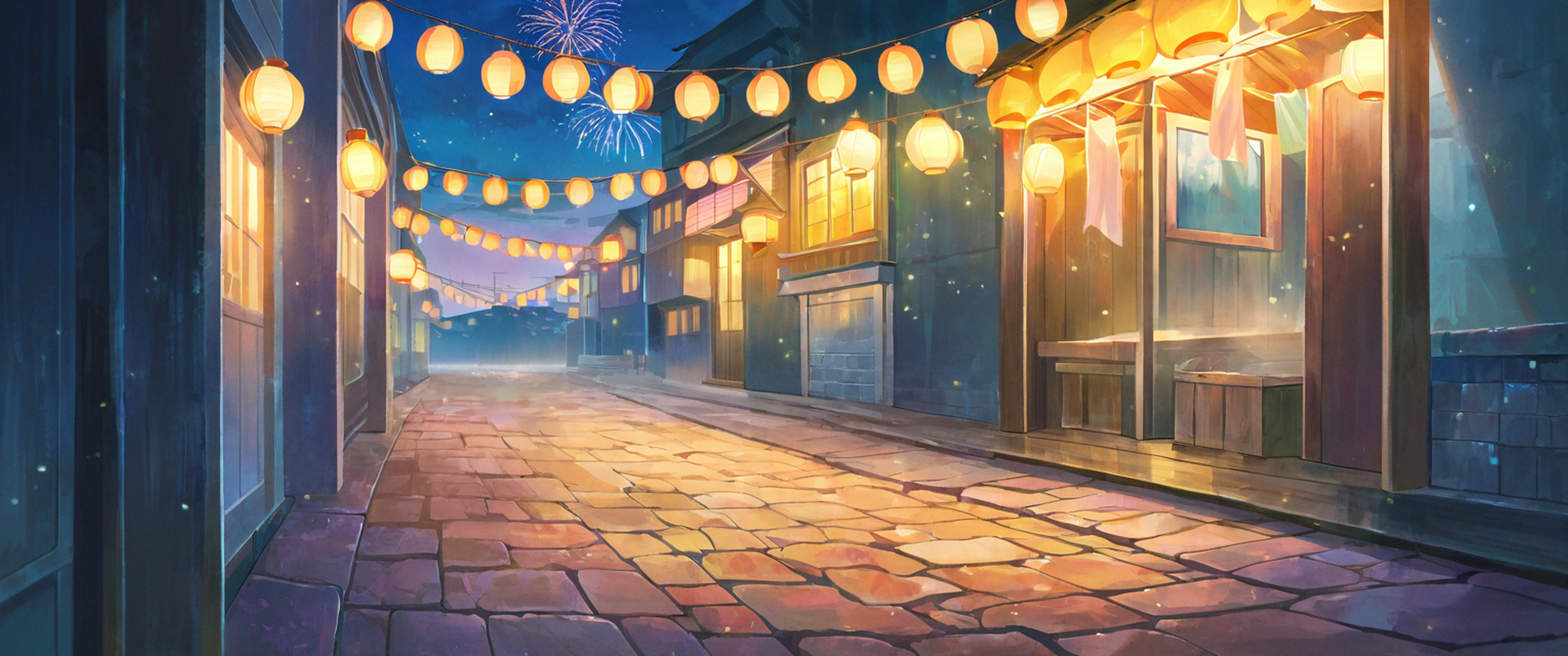 Lantern Festival Night lofi wallpaper