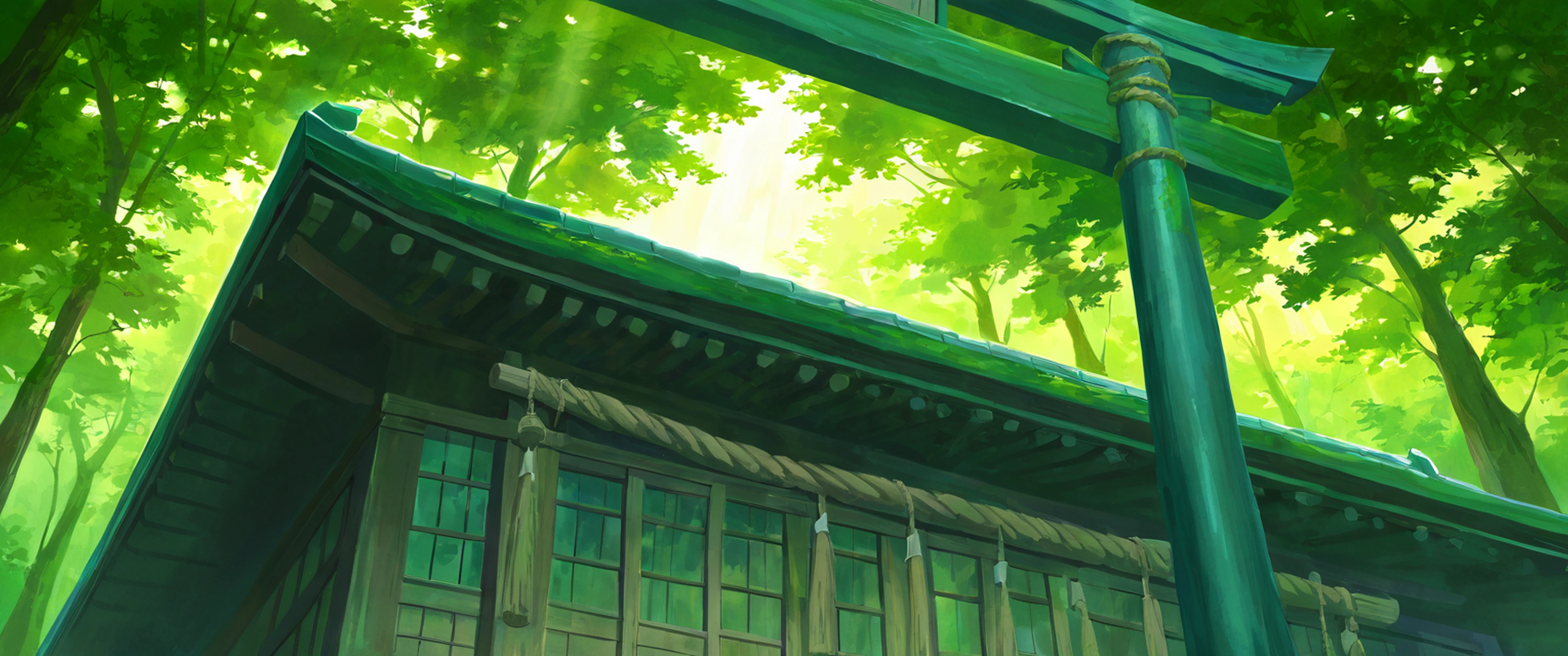 Shrine Torii lofi wallpaper