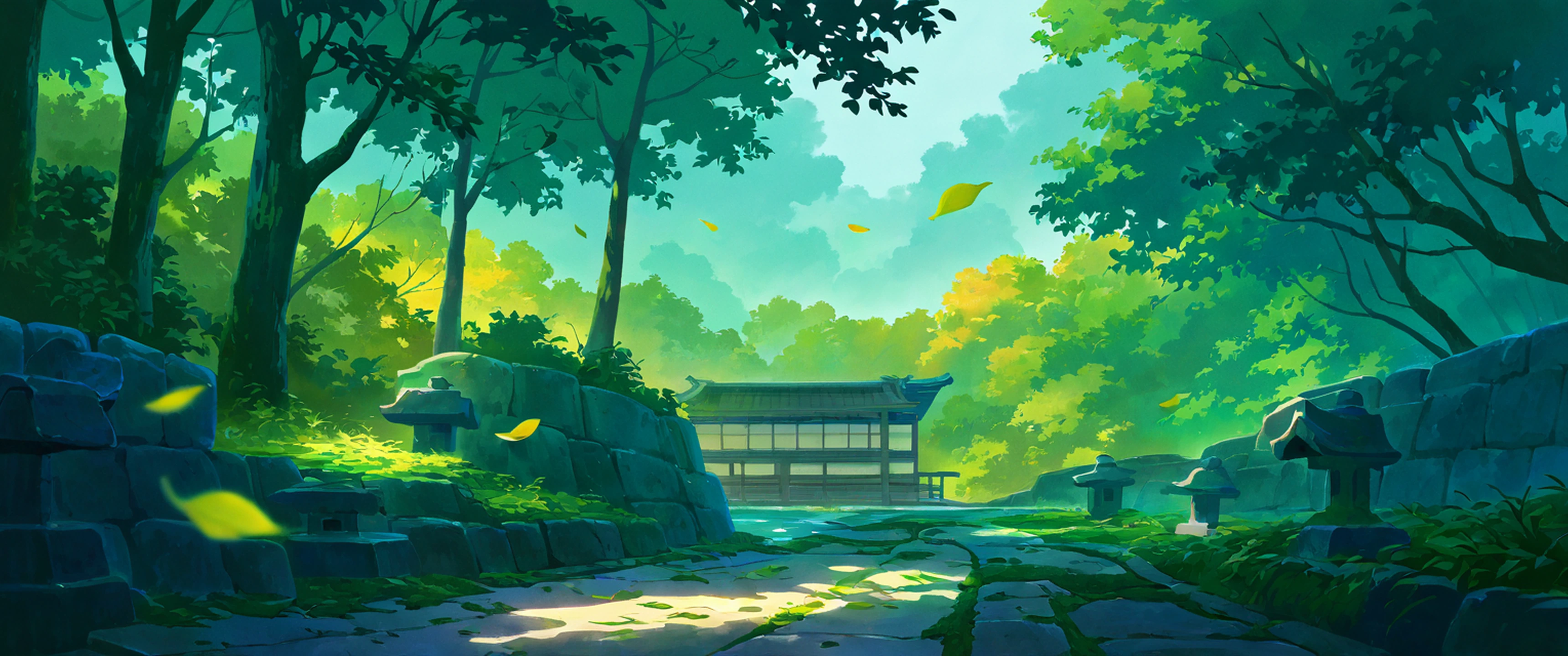 Shrine Torii lofi wallpaper