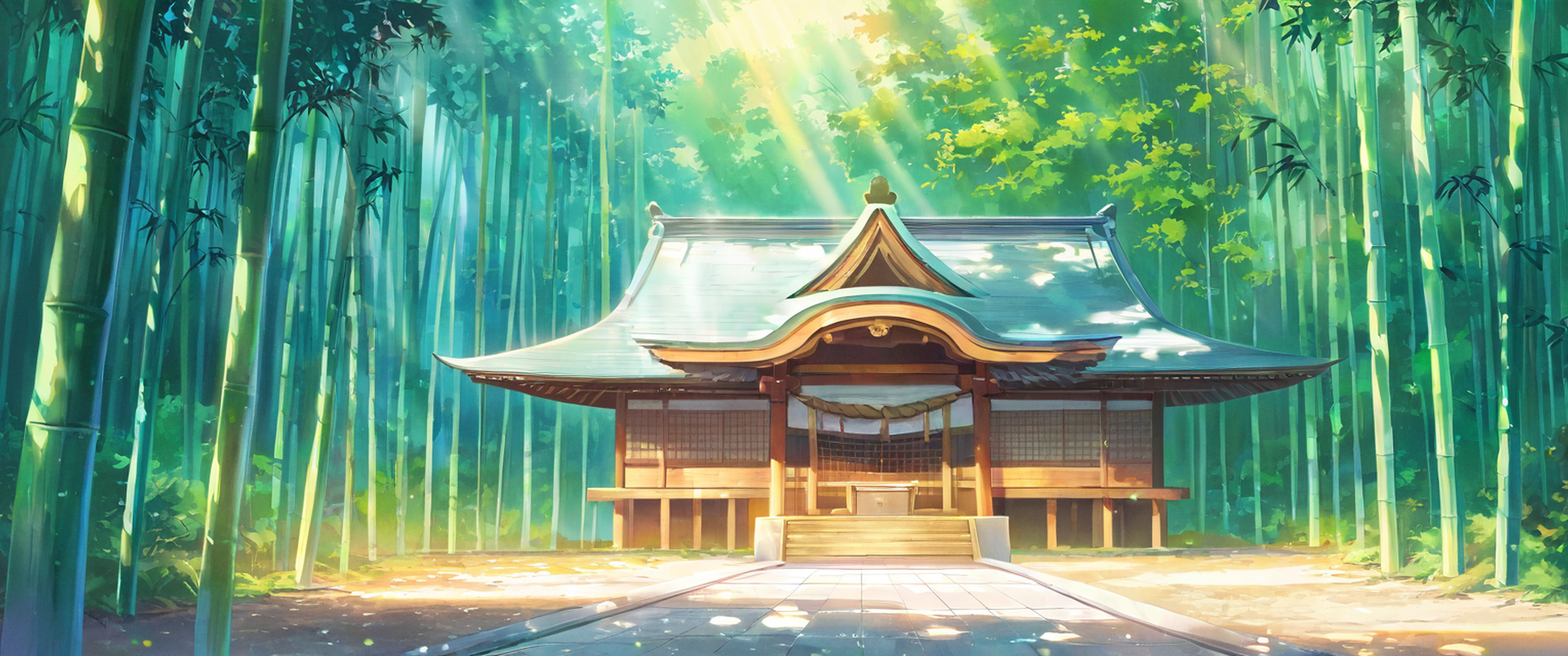 Shrine Torii lofi wallpaper