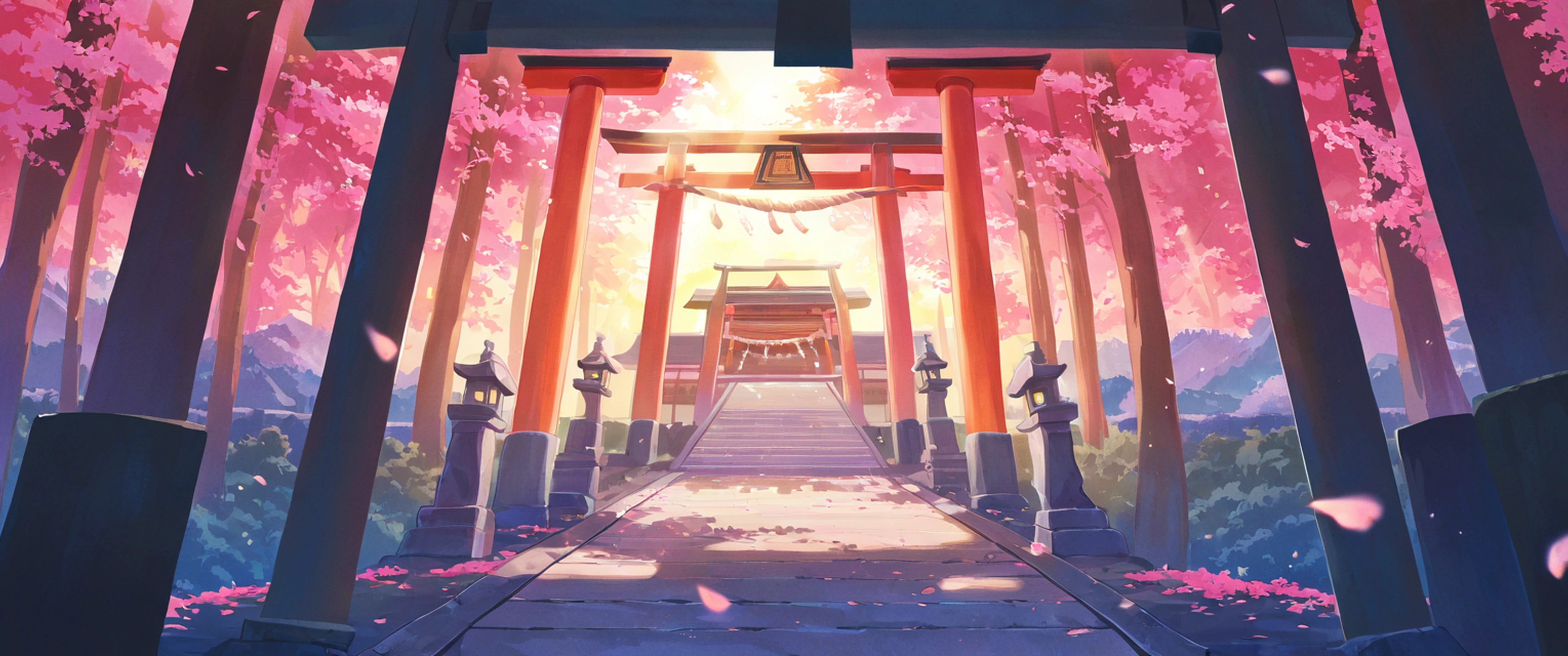 Shrine Torii Shrine Torii 1819277471 lofi anime wallpaper free download