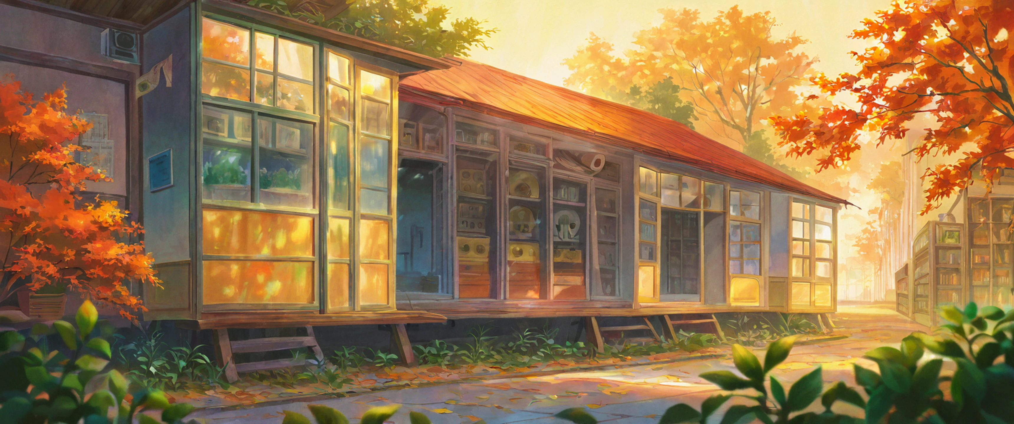 Vinyl Record Shop lofi wallpaper