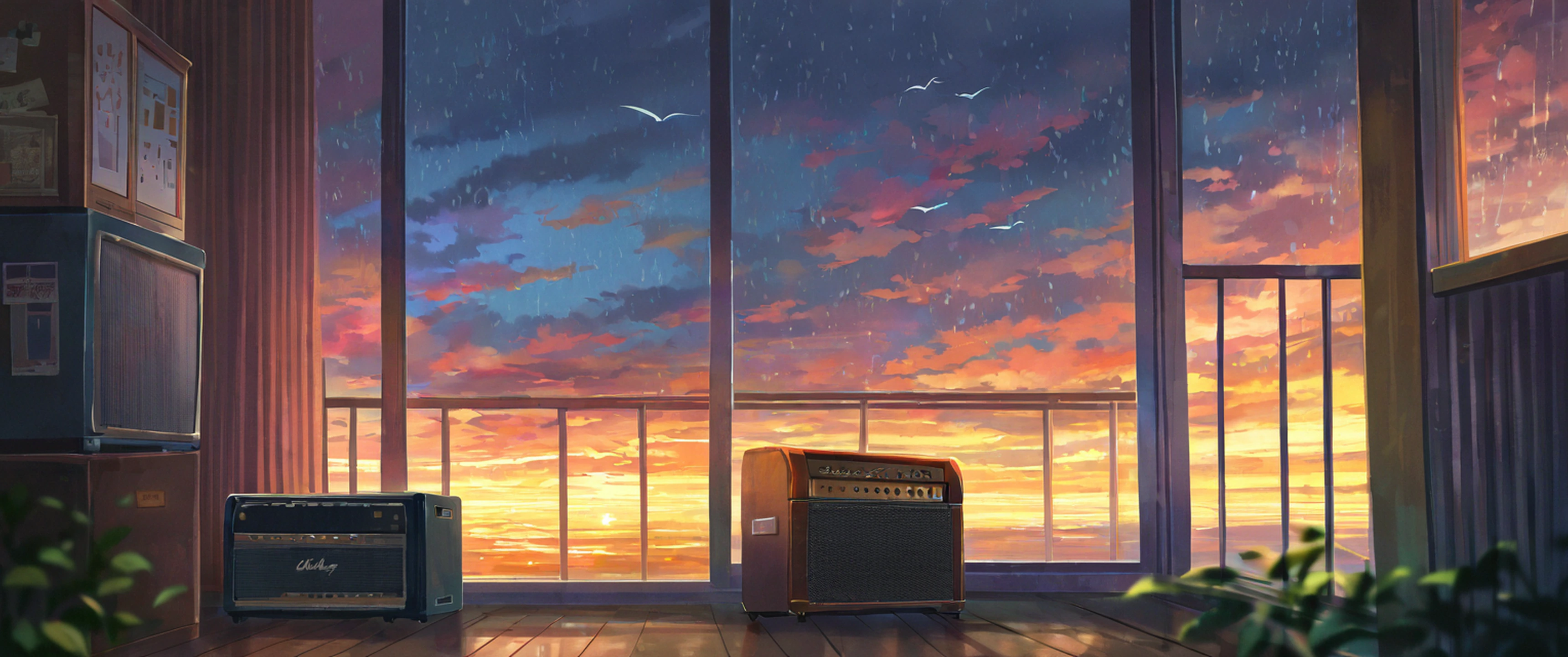 Vinyl Record Shop lofi wallpaper