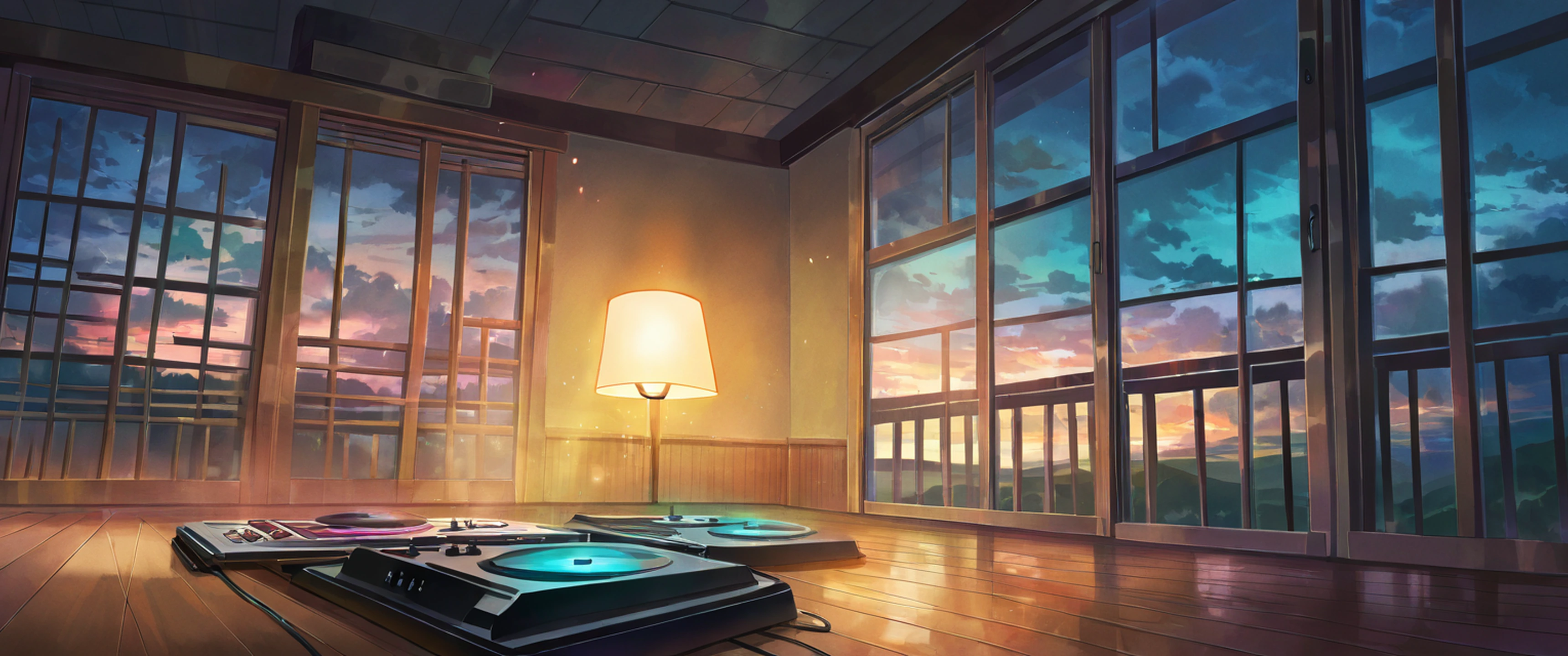 Vinyl Record Shop lofi wallpaper