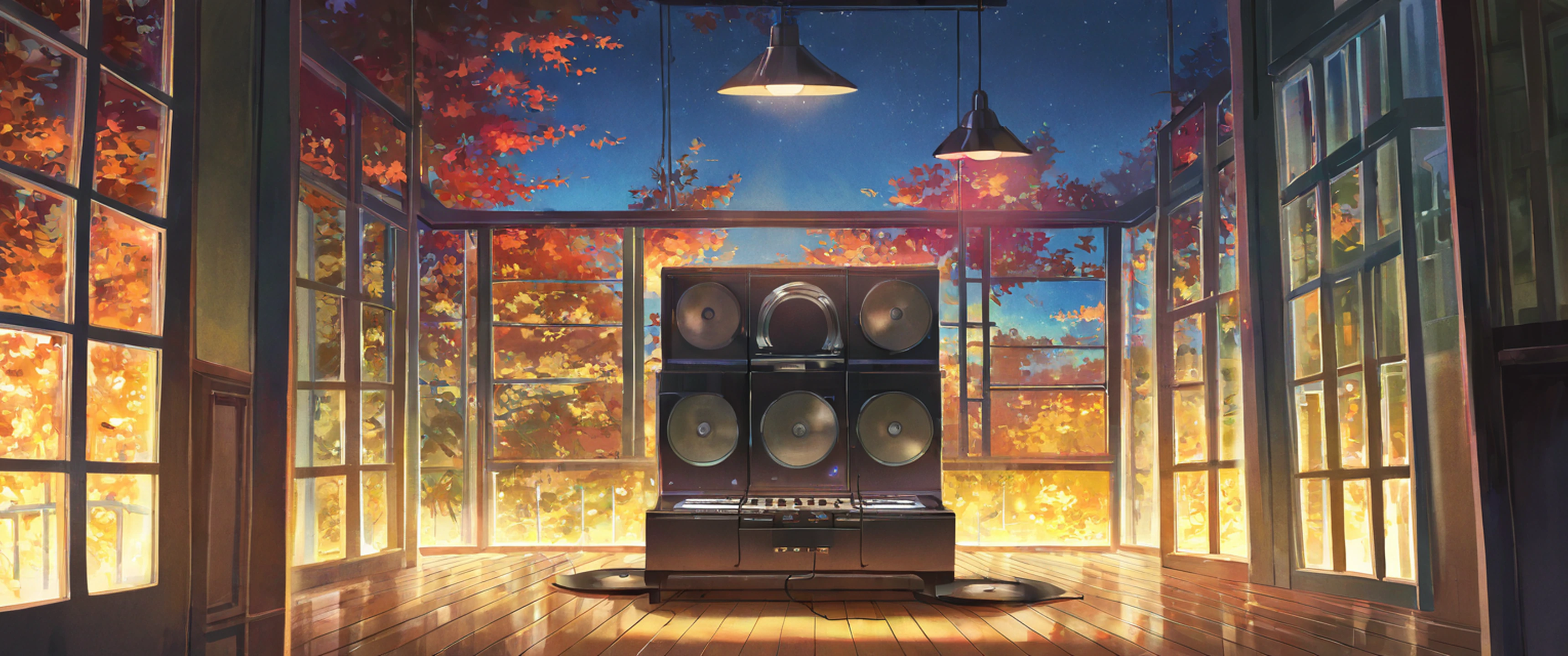 Vinyl Record Shop lofi wallpaper