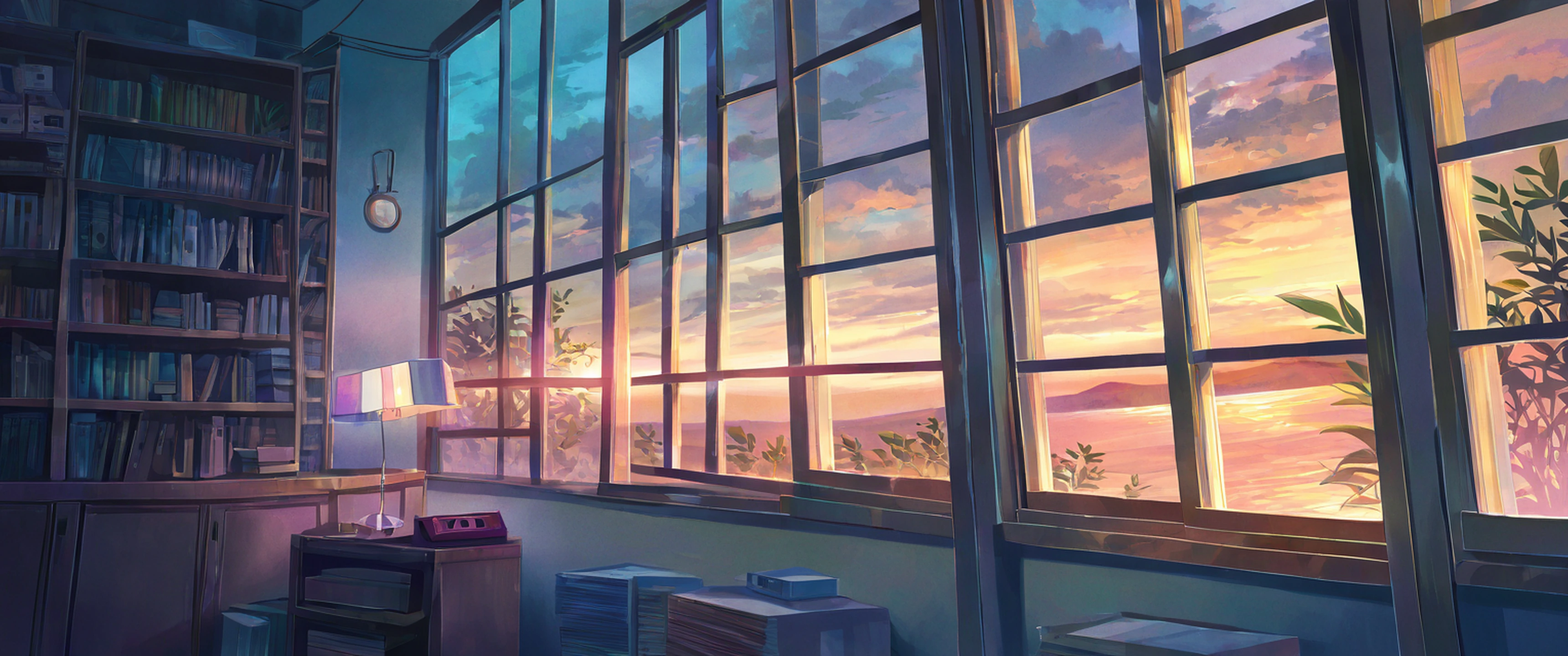 Vinyl Record Shop lofi wallpaper