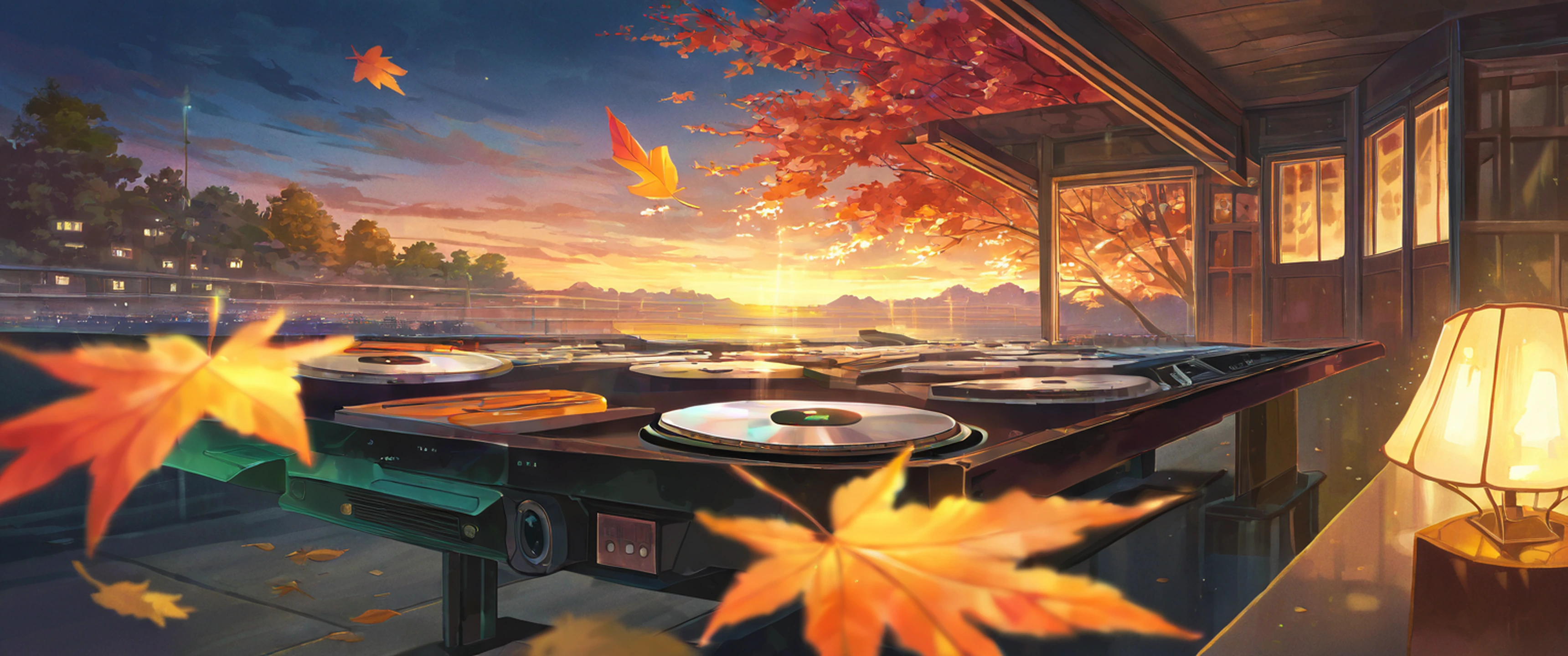 Vinyl Record Shop lofi wallpaper