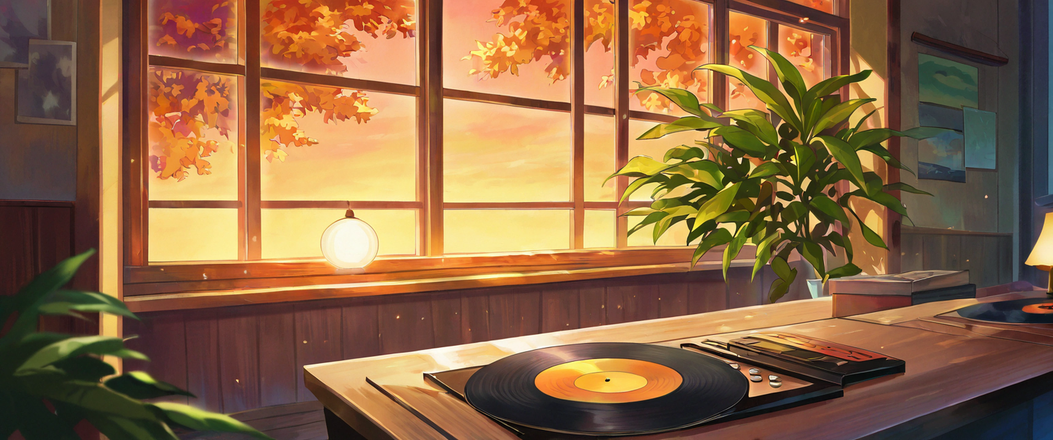 Vinyl Record Shop lofi wallpaper