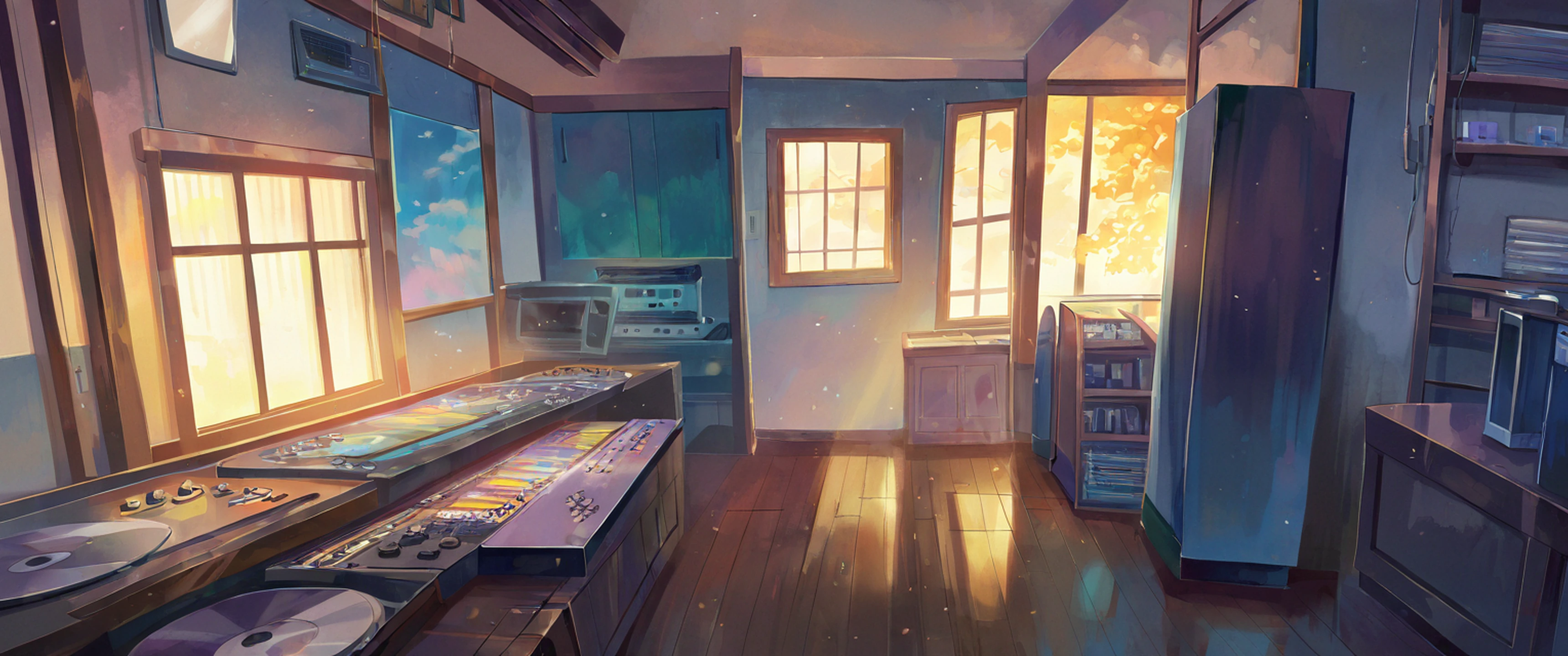 Vinyl Record Shop lofi wallpaper