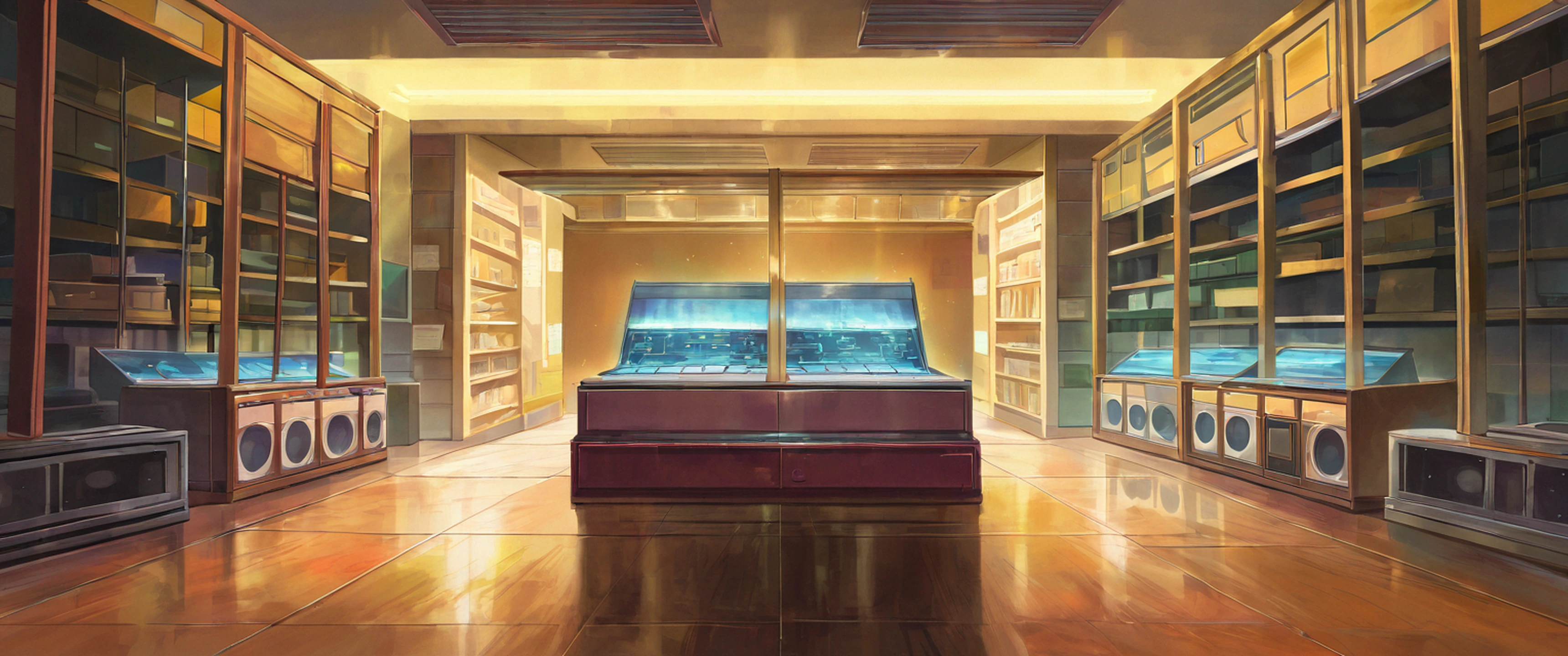 Vinyl Record Shop lofi wallpaper