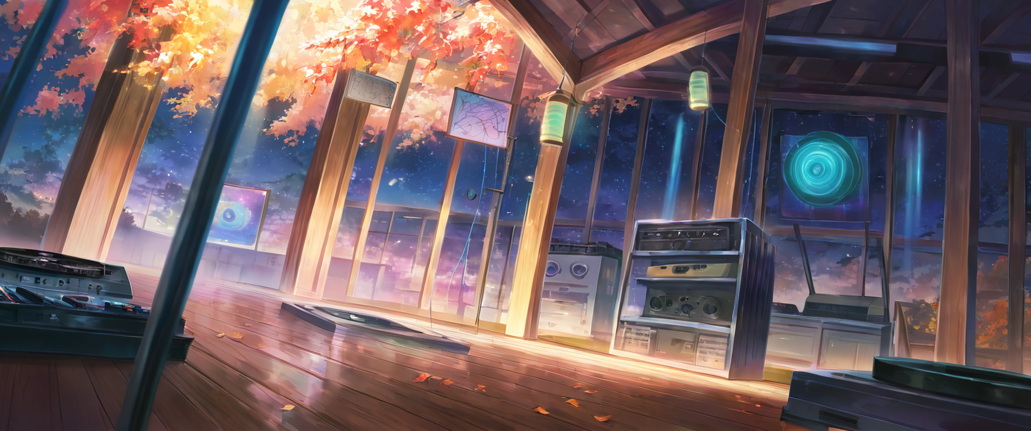 Vinyl Record Shop lofi wallpaper