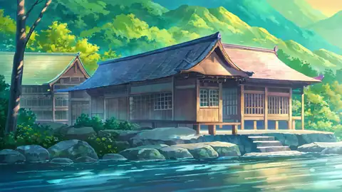 Autumn Maple Village lofi wallpaper autumn maple village 0623925070