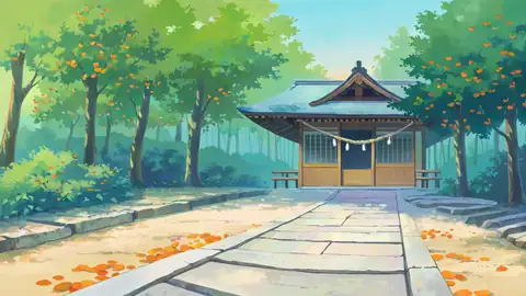 Autumn Maple Village lofi wallpaper autumn maple village 0922671950