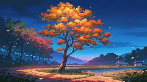 Autumn Maple Village lofi wallpaper autumn maple village 1525499130