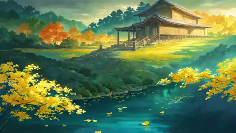 Autumn Maple Village lofi wallpaper autumn maple village 1862734701