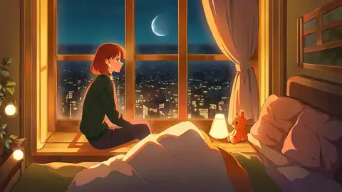 Bedroom Window Night lofi wallpaper bedroom window night 0210241320