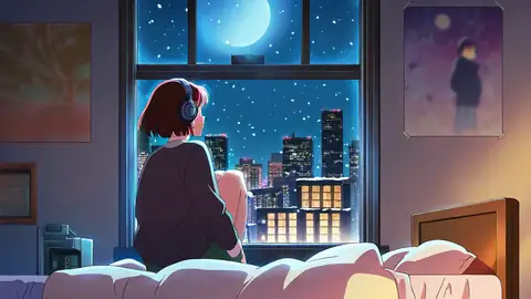 Bedroom Window Night lofi wallpaper bedroom window night 0498563887