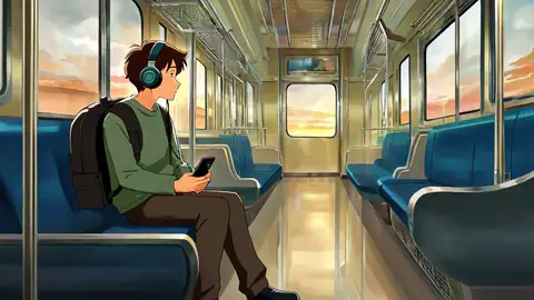 Boy Train Headphones lofi wallpaper boy train headphones 0505656752