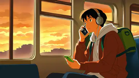 Boy Train Headphones lofi wallpaper boy train headphones 0520485869