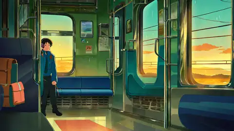 Boy Train Headphones lofi wallpaper boy train headphones 1337367283