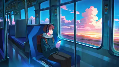 Boy Train Headphones lofi wallpaper boy train headphones 1443003316