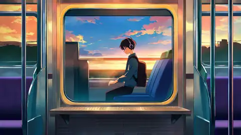 Boy Train Headphones lofi wallpaper boy train headphones 1506534533