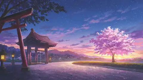 Cherry Blossom Path lofi wallpaper cherry blossom path 0344732361