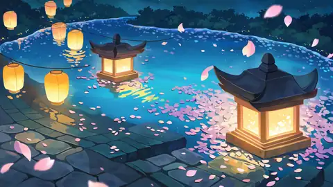 Cherry Blossom Path lofi wallpaper cherry blossom path 0815146498
