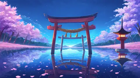 Cherry Blossom Path lofi wallpaper cherry blossom path 0835320307