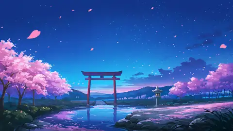 Cherry Blossom Path lofi wallpaper cherry blossom path 0849864577
