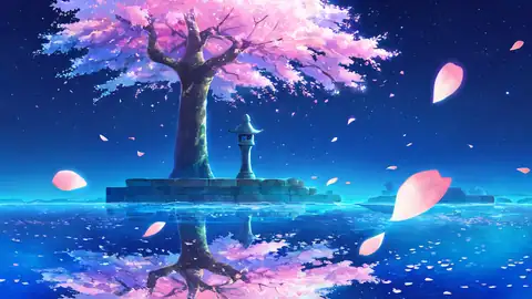 Cherry Blossom Path lofi wallpaper cherry blossom path 0860256337