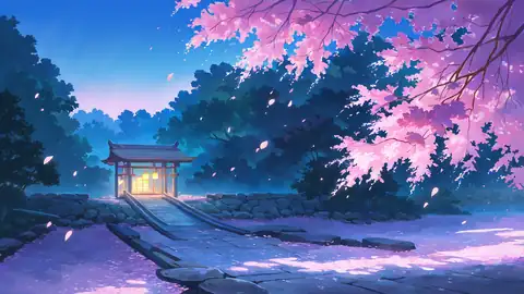 Cherry Blossom Path lofi wallpaper cherry blossom path 0881021616